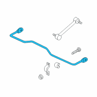 OEM Chevrolet Impala Shaft-Rear Stabilizer Diagram - 10274736