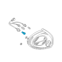 OEM 2000 Nissan Maxima Bulb Diagram - 26717-1W300