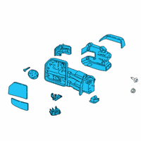 OEM 2017 Ford F-150 Mirror Diagram - FL3Z-17683-AC