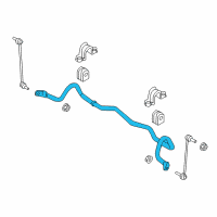 OEM 2015 Ford Edge Stabilizer Bar Diagram - F2GZ-5482-B