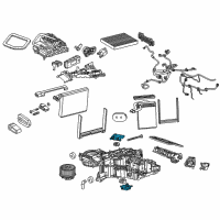 OEM 2019 Chevrolet Suburban 3500 HD Actuator Asm, Temperature Valve Diagram - 22808876