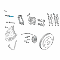 OEM 2022 Jeep Wagoneer Pin-Disc Brake Diagram - 68412554AA