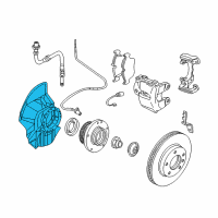 OEM 2000 BMW 328i Protection Plate Left Diagram - 34-11-6-750-129