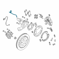 OEM 2018 Ford Mustang Rear Speed Sensor Diagram - FR3Z-2C190-B