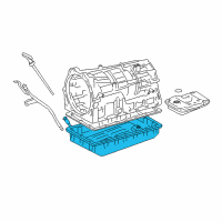 OEM Transmission Pan Diagram - 35106-60140