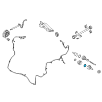 OEM Lincoln Outer Boot Clamp Diagram - F65Z-3B478-DA