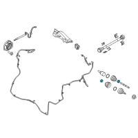 OEM Lincoln Inner Boot Clamp Diagram - F65Z-3B478-CA