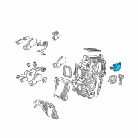 OEM Honda Odyssey Motor Assembly, Mode Diagram - 79240-SHJ-A01