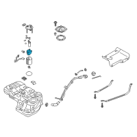 OEM 2015 Kia Sportage Fuel Pump Filter Diagram - 311123Q550