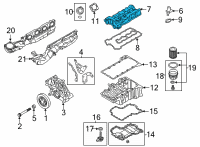 OEM 2022 BMW M850i xDrive Gran Coupe CYLINDER HEAD COVER Diagram - 11-12-8-699-190