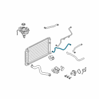 OEM Mercury Overflow Hose Diagram - 5L8Z-8C633-AD