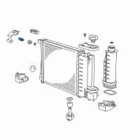 OEM 1997 BMW 318is Double Temperature Switch Diagram - 61-31-8-376-440