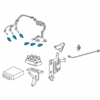 OEM 2010 Ford Mustang Spark Plug Diagram - AGSF-24N