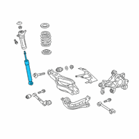 OEM 2021 Toyota RAV4 Prime Shock Diagram - 48530-8Z092