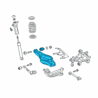 OEM 2022 Toyota Venza Suspension Arm Diagram - 48730-0R050