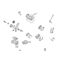 OEM Hyundai Santa Fe Gasket-Timing Belt Cover Diagram - 21382-3E000