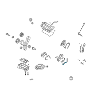 OEM 2009 Kia Rondo Gasket-Timing Belt Cover Diagram - 213523E000