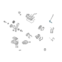 OEM Kia Optima Oil Level Gauge Guide Diagram - 266123E001