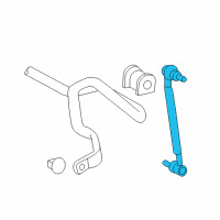 OEM 2011 Lexus HS250h Link Assy, Front Stabilizer Diagram - 48820-0R010