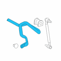 OEM 2013 Toyota Prius Stabilizer Bar Diagram - 48811-47060