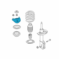 OEM Kia Soul Insulator Assembly-Strut Diagram - 54610B2000