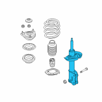 OEM 2016 Kia Soul EV Front Strut Assembly Kit, Left Diagram - 54650E4000