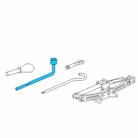 OEM 2013 Honda Fit Wrench, Wheel Diagram - 89211-S05-003