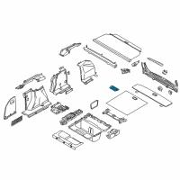 OEM 2018 BMW 330i xDrive Handle, Floor Carpet-Luggage Comp Diagram - 51-47-7-362-136