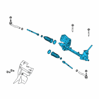 OEM 2013 Lincoln MKZ Steering Gear Diagram - KP5Z3504B