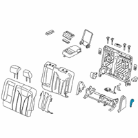 OEM 2020 Lincoln Nautilus Armrest Assembly Diagram - KA1Z-5867112-BA