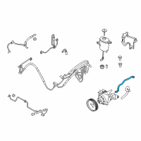 OEM 2016 BMW 535d xDrive Radiator Return Line Diagram - 32-41-6-778-503