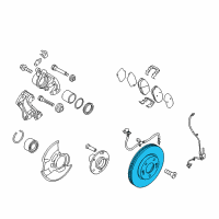 OEM 2017 Kia Rio Disc-Front Wheel Brake Diagram - 517121W000