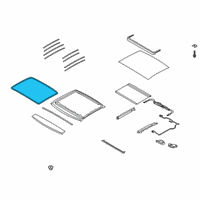 OEM 2020 Hyundai Veloster N W/STRIP-PANORAMAROOF Frame Diagram - 81614-J3000