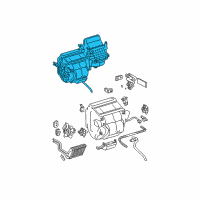 OEM Toyota AC Assembly Diagram - 87050-08060