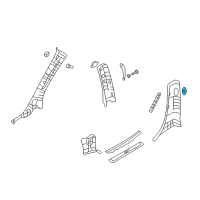 OEM 2011 Kia Sedona Power Window Sub Switch Assembly Diagram - 935804D700CS