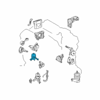 OEM 2004 Lexus RX330 Insulator, Engine Mounting, RH(For Transverse Engine) Diagram - 12362-0A050