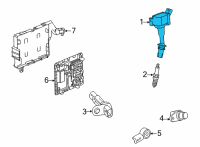 OEM 2021 Buick Encore GX Ignition Coil Diagram - 55595166