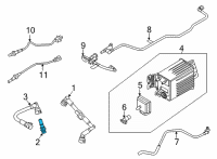 OEM 2015 Lincoln MKS PCV Valve Diagram - KR3Z6A666A