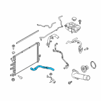 OEM Lincoln MKZ Upper Hose Diagram - HG9Z-8260-A