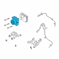 OEM 2017 Lincoln MKZ ABS Pump Assembly Diagram - KG9Z-2C215-B