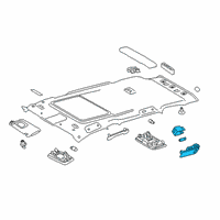 OEM 2021 Toyota RAV4 Prime Cargo Lamp Diagram - 81330-0E010