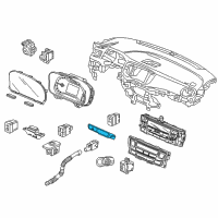 OEM 2020 Honda Pilot Switch Assembly, Hazard & Srs Indicator (Passenger) Diagram - 35510-TG7-A11