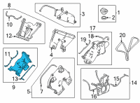 OEM 2021 Acura TLX COVER, RR. BLT BCK Diagram - 11870-6S9-A01