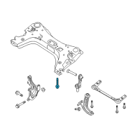 OEM 2015 Nissan Rogue Bolt Diagram - 01125-N2021