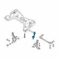 OEM 2016 Nissan Sentra Link Complete-Front Suspension, Upper Rh Diagram - 54524-EL000