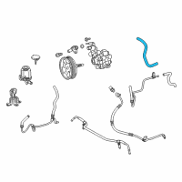 OEM 2015 Lexus GX460 Oil Reservoir To Pump Hose, No.1 Diagram - 44348-35300