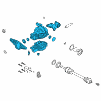 OEM 2016 BMW M5 Final Drive With Differentia Diagram - 33-10-8-090-474