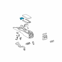 OEM 2013 Lexus IS F Lock Sub-Assy, Console Compartment Door Diagram - 58908-53041-C3