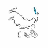 OEM 2019 BMW 440i Hydraulic Cylinder Tail Module, Left Diagram - 54-37-7-128-782