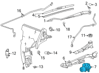 OEM 2022 Cadillac CT5 Motor Diagram - 84697725